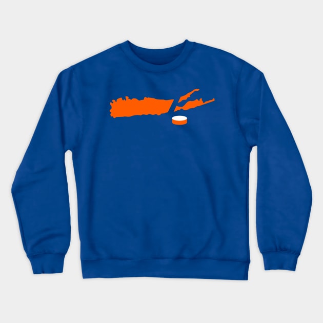 Long Island Hockey Crewneck Sweatshirt by ny_islanders_fans